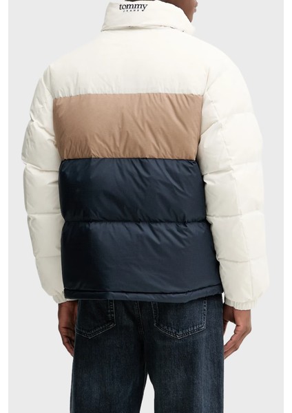 Regular Fit Logolu Dik Yaka Kapüşonlu Mont Erkek Mont DM0DM22117 Ybl