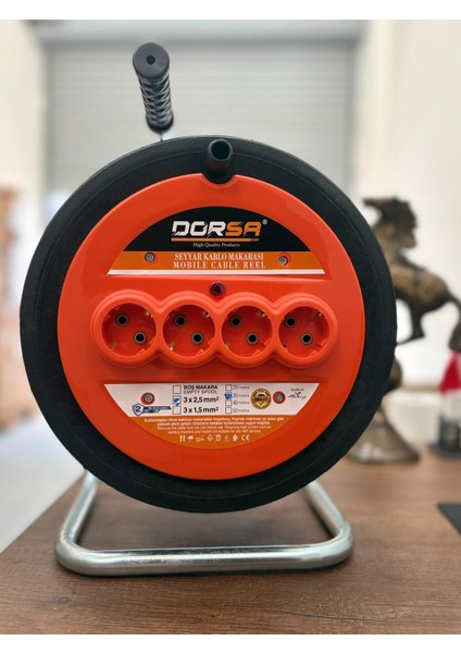 Makaralı Uzatma Kablosu 3x2.5 mm Makaralı Kablo 30 Metre fiyatları