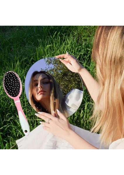 Pembe Saç Fırçası – Yuvarlak Uçlu, Masaj Etkili, Saç Kırılmasını Önleyen, Ergonomik Saplı Tarak (Tüm Saç Tipleri Için Uygun) modelleri