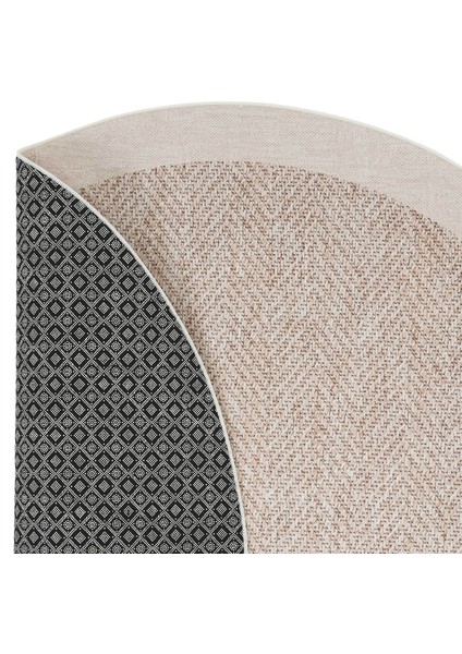 Pratico Bej Yuvarlak Halı Sisal Görünümlü Yumuşak Dijital Baskı Yıkanabilir Kaymaz Mutfak Halısı fırsatları