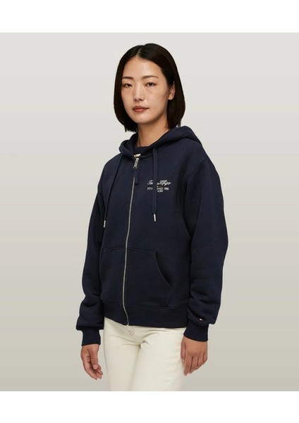 Kadın Fermuarlı Sweatshirt