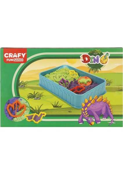 S02003618 Oyun Kum Set Dıno 2X125GR.MOR/YŞL.11PRÇ fiyatları