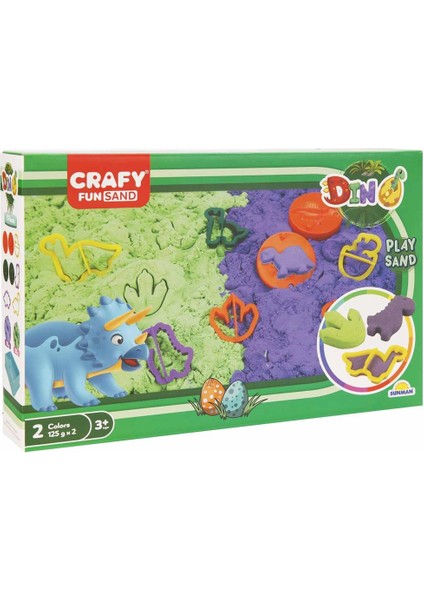 S02003618 Oyun Kum Set Dıno 2X125GR.MOR/YŞL.11PRÇ modelleri
