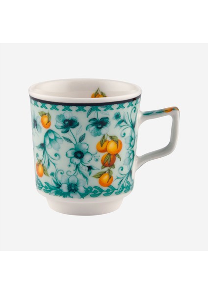 Arancia Turkuaz Porselen Kahve Fincan Seti 120 ml indirimleri