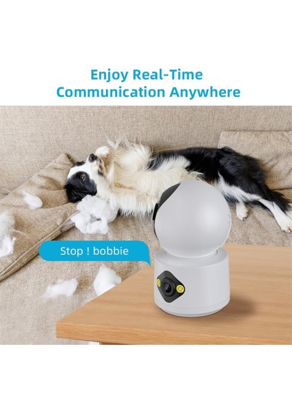 Akıllı Kamera, 4mp, Hareket Tespit ve Takibi, 360°, Gece Görüşü Çift Yönlü Sesli Iletişim, Bulut/yerel Depolama, Bebek Ağlaması Tespiti, Iç Mekan Wi-Fi Güvenlik Kamerası, Beyaz fiyatları