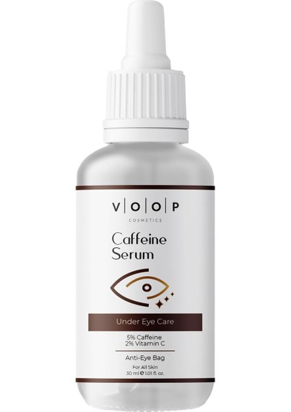 Kafein Göz Altı Morlukları Karşıtı 5% Caffeine + 2% Vitamin C 30 ml Serum fiyatları