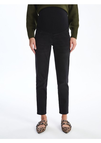 Yeni Sezon Karın Panelli Mom Fit Hamile Jean Pantolon fiyatları