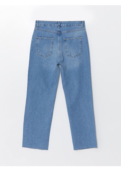 Yeni Sezon Straight Fit Kadın Jean Pantolon indirimleri