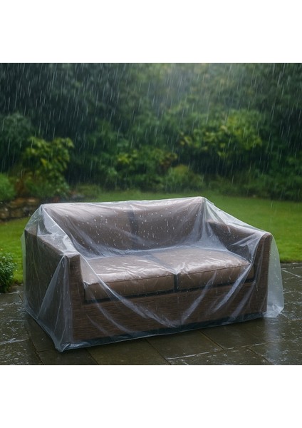 Köşeli Iki Kişilik Kalın Koltuk Naylonu (240 x 165 ) Yağmura Dayanıklı Bahçe Koltuğu Naylonu fiyatları