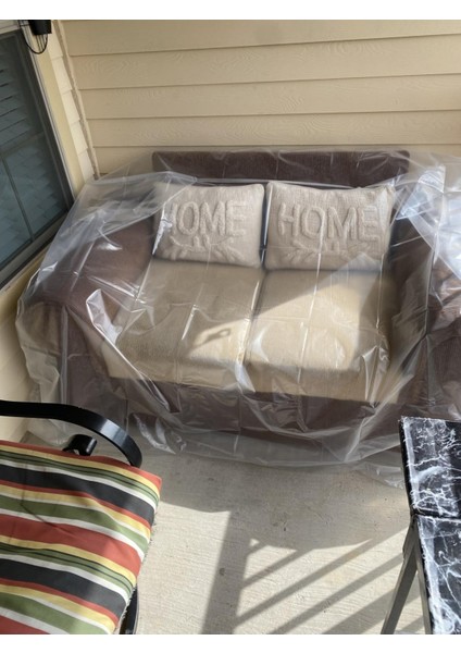 Köşeli Iki Kişilik Kalın Koltuk Naylonu (240 x 165 ) Yağmura Dayanıklı Bahçe Koltuğu Naylonu modelleri