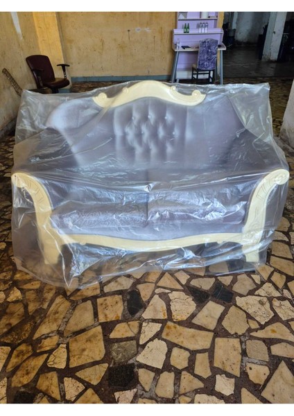 Köşeli Iki Kişilik Kalın Koltuk Naylonu (240 x 165 ) Yağmura Dayanıklı Bahçe Koltuğu Naylonu fırsatları