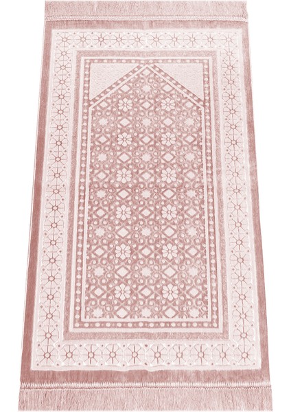 Kadife Seccade Inci Velvet Pearl - Pembe