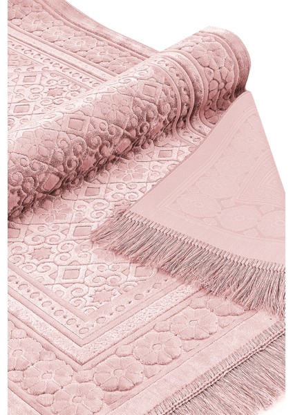 Kadife Seccade Inci Velvet Pearl - Pembe modelleri