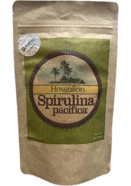 Hawaiian Spirulina Pacifica - 100G Toz Paket - Hawaii&apos;den Spirulina - Raw Vegan Superfood TETT:12.12.2026 fiyatları