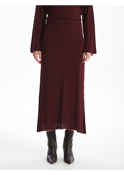 Yeni Sezon Beli Lastikli Kadın Triko Etek fiyatları