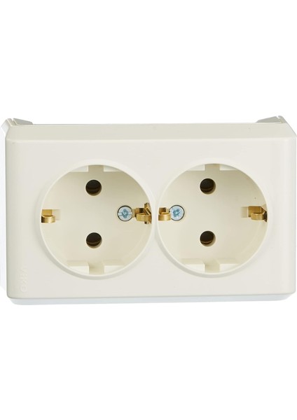 Krem Ikili Toprakli Priz