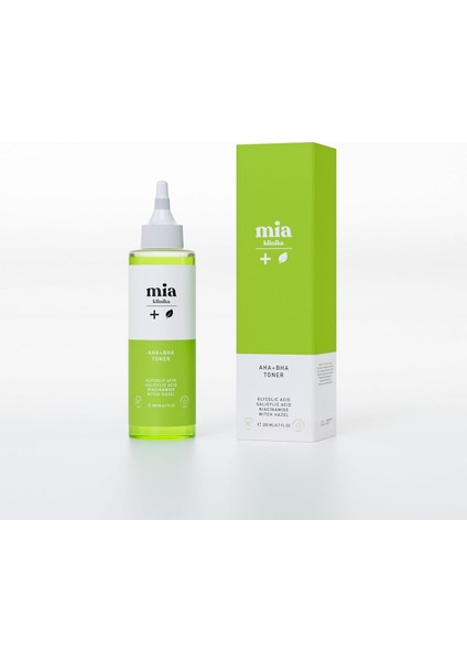 Mia Klinika Aha-Bha Akne Karşıtı, Gözenek Sıkılaştırıcı ve Cilt Temizleyici Tonik