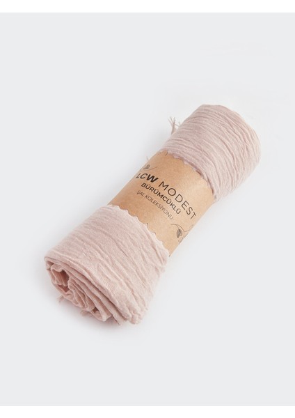 Yeni Sezon Püskül Detaylı Kadın Bürümcüklü Şal