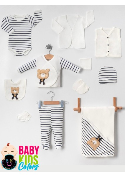 Kutulu Hastahane Çıkışı 10'lu Organik Lüks Anti Alerjik Yeni Doğan Zıbın Seti modelleri