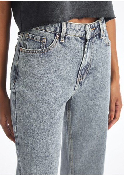 Yeni Sezon Straight Fit Kadın Jean Pantolon modelleri