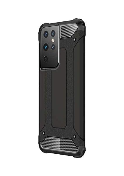 S21 Ultra Için Kılıf Rugged Siyah [ S21 Ultra ile Uyumlu Kılıf - Siyah] modelleri