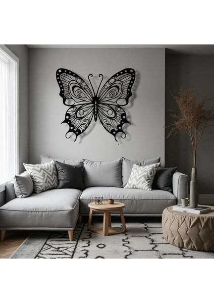 Kelebek Figürlü Metal Duvar Dekoru – Zarafet ve Özgürlüğün Sembolü fiyatları