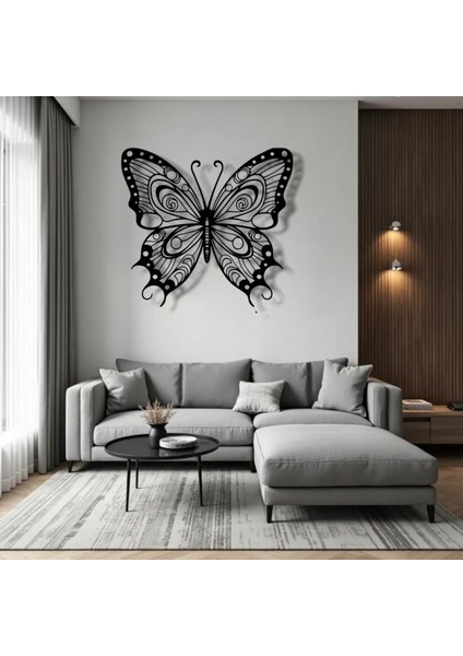 Kelebek Figürlü Metal Duvar Dekoru – Zarafet ve Özgürlüğün Sembolü modelleri