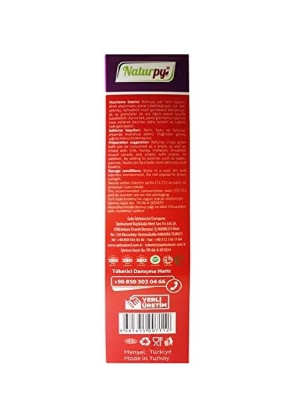 Naturpy Çıtır Toplar 250 gr