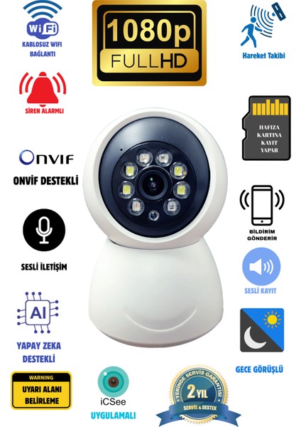 Hasta Bakıcı Kedi Köpek ve Bebek Güvenlik Kamerası