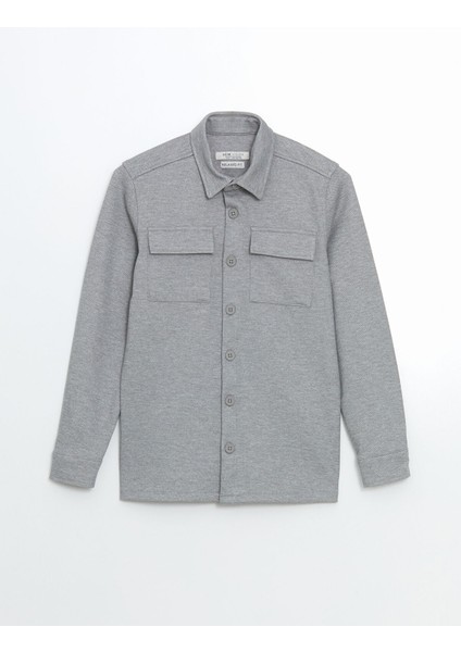 Yeni Sezon Uzun Kollu Dokulu Erkek Çocuk Gömlek