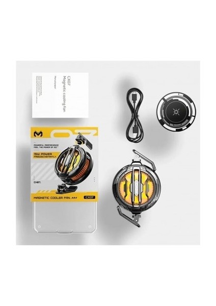 Cx-07 Mandallı Telefon Soğutucu Fan Aliminyum Manyetik Destekli Soğutucu fiyatları