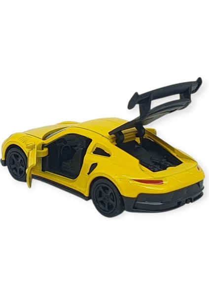 Çek Bırak Metal Küçük Arabalar 8 cm - 6411A-19 - Sarı modelleri