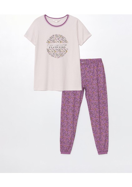 Yeni Sezon Bisiklet Yaka Kadın Pijama Takımı indirimleri