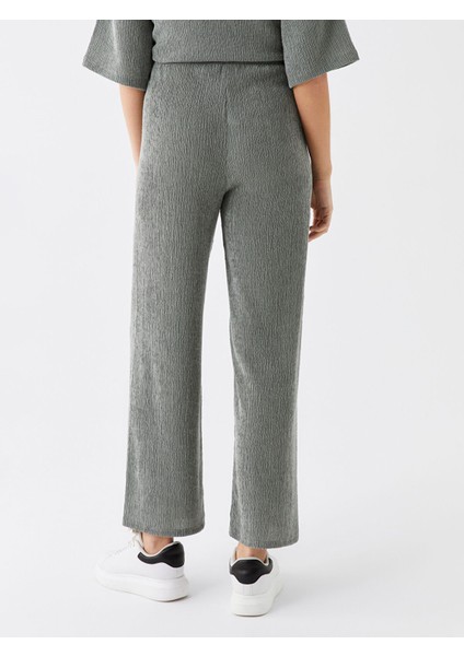 Yeni Sezon Beli Lastikli Dar Fit Kadın Pantolon fırsatları