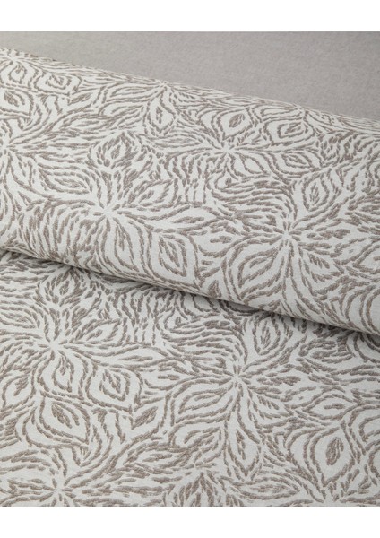 Terra Soul Jakarlı Çift Kişilik Nevresim Takımı 200X220 cm Bej fırsatları