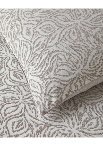 Terra Soul Jakarlı Çift Kişilik Nevresim Takımı 200X220 cm Bej indirimleri