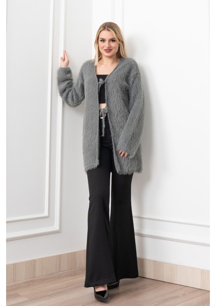 Softcloud Peluş Bağcıklı Cozy Hırka modelleri