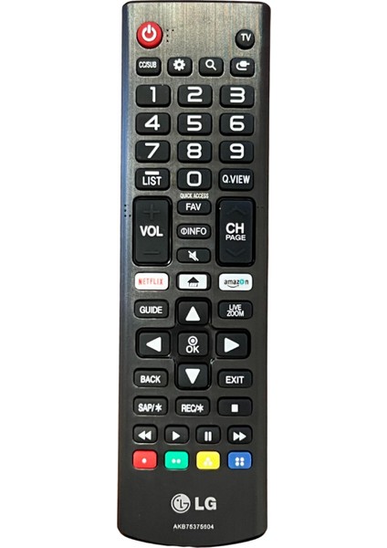 Amazon Netflix Tuşlu AKB75375604 LCD LED Tv Kumandası Orjinal
