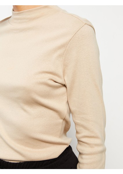 Yeni Sezon Dik Yaka Düz Uzun Kollu Kadın Body fırsatları