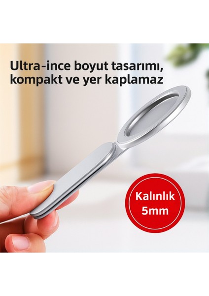 Manyetik Telefon Tutucu | Laptop, Araba Ekranı ve Monitör Uyumlu – Güçlü Mıknatıs, Iz Bırakmayan Yapışkan, Katlanabilir Alüminyum fırsatları