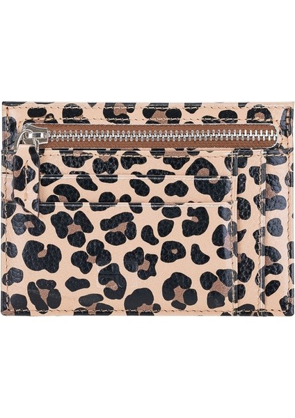 Zip Deri Fermuarlı Kartlık Zpch Leo-Ne Leopar fiyatları