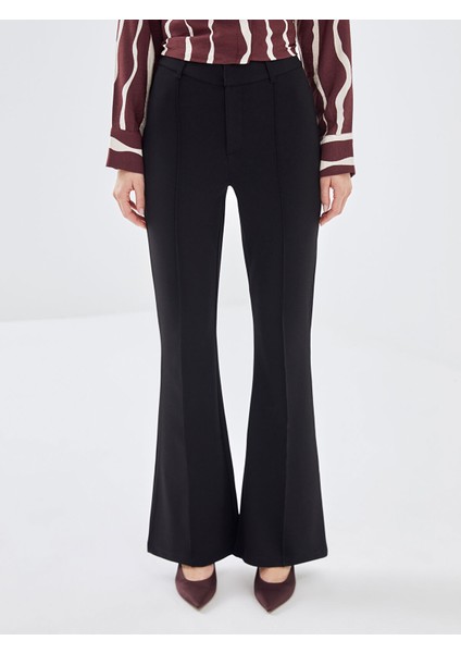 Yeni Sezon Beli Lastikli Ispanyol Paça Kadın Tayt Pantolon fiyatları