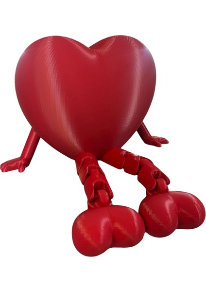 Büyük Kalp Figürü Emoji Heykeli – Masaüstü Ofis Dekorasyonu, Sevgiliye Hediye Obje 15CM fırsatları