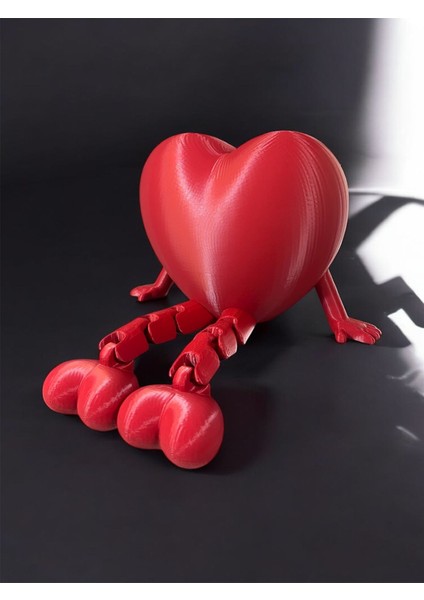 Büyük Kalp Figürü Emoji Heykeli – Masaüstü Ofis Dekorasyonu, Sevgiliye Hediye Obje 15CM fiyatları