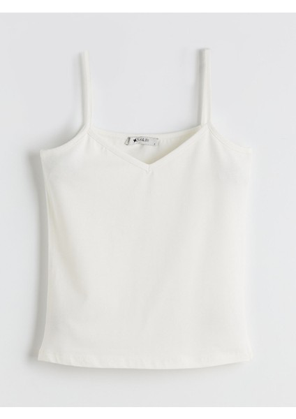 Yeni Sezon V Yaka Kadın Atlet 5'li indirimleri