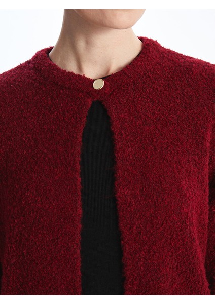 Yeni Sezon Bisiklet Yaka Kadın Triko Hırka modelleri