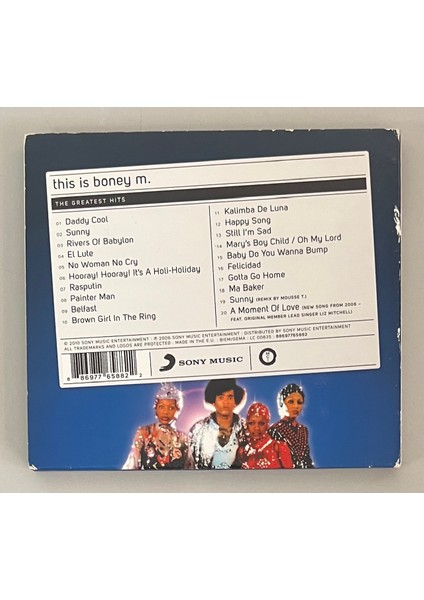 Boney M This Is Boney M The Greatest Hits CD (Orijinal 2010 Dönem Baskı Cd) fiyatları