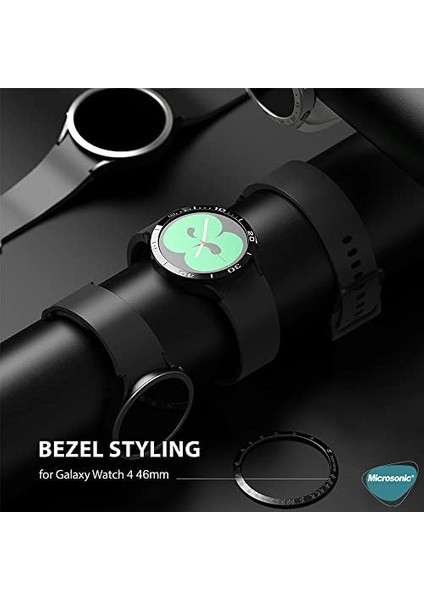 Galaxy 4 (46MM) Spor Koruyucu Metal Çerçeve Bezel Siyah fiyatları