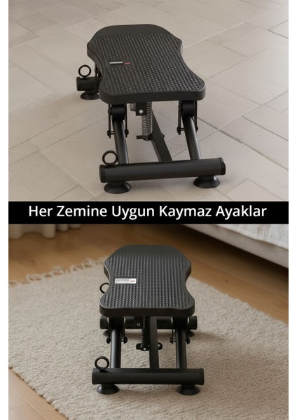 T-233 Kayak Egzersiz Aleti / LCD Ekran / Vakumlu Ayaklar / Direnç Lastiği modelleri