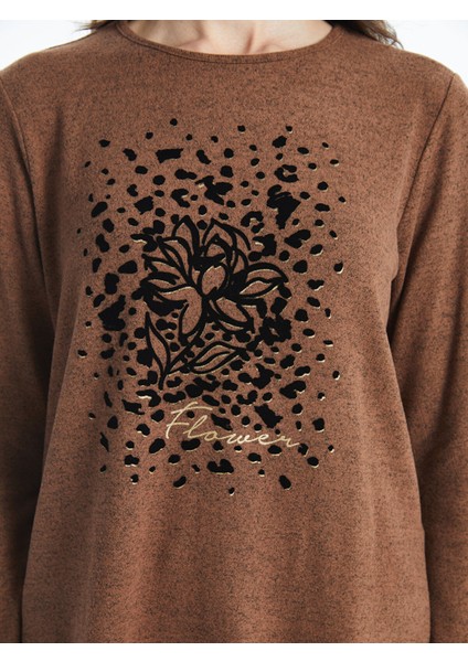 Yeni Sezon Bisiklet Yaka Desenli Kadın Bluz modelleri